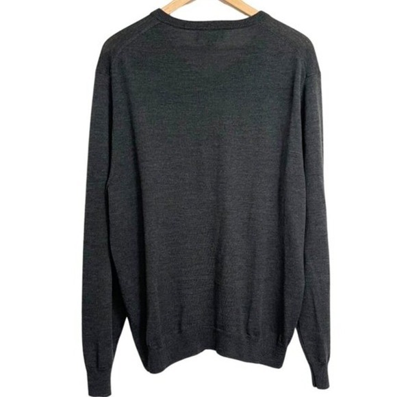 Bonobos Merino Wool Sweater Mens XL Gray V-Neck Lightweight Soft‎ Knit Pullover - Picture 4 of 8
